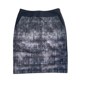 Eileen Fisher Char Pencil Skirt Size Small Grey Careerwear Business Casual Offic